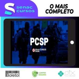 PCSP Polícia Civil do Estado de São Paulo: Delegado de Polícia (Preparação para Prova Escrita + Simulados + Diferenciais Exclusivos) - Gran Cursos