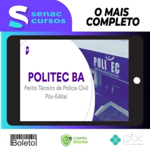 POLITEC-BA (Perito Técnico de Polícia Civil) Pacote - 2022 (Pós-Edital) - Estratégia Concursos