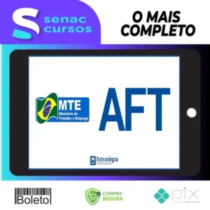Pacote - Ministério do Trabalho (Auditor Fiscal - AFT) Pacotaço- Pacote Teórico+ Passo Estratégico - Estratégia Concursos