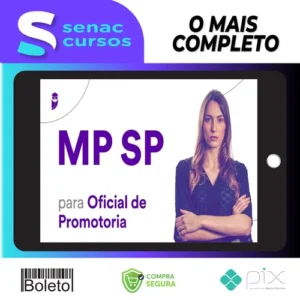 Pacote - MP-SP (Oficial de Promotoria) Pacotaço - Pacote Teórico + Passo Estratégico - Estratégia Concursos