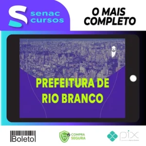 Pacote - Prefeitura de Rio Branco-AC (Técnico Previdenciário) Pacote - 2023 (Pós-Edital) - Estratégia Concursos