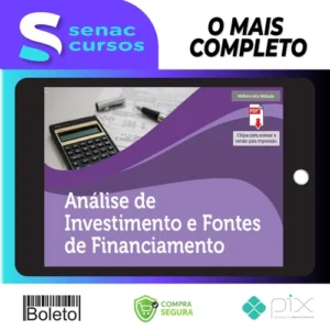 Análise de Investimentos e Fontes de Financiamento - Universidade Pitágoras Unopar
