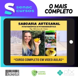 Saboaria Lucrativa Fitoterápica e Fitoenergética 2.0 - Oficina de Gaia