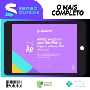 Animação Avançada com Adobe After Effects CC, Character Animator, DUIK e outros Scripts - AvMakers