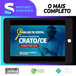 Prefeitura de Crato/CE: Analista Ambiental (Pós Edital) Completo - Gran Cursos Online
