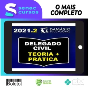 Delegado Civil Teoria e Prática 2021 - Damásio