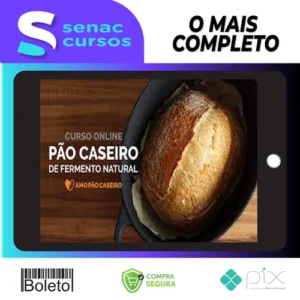 Curso Pão Caseiro com Fermentação Natural - Adriano Ribeiro