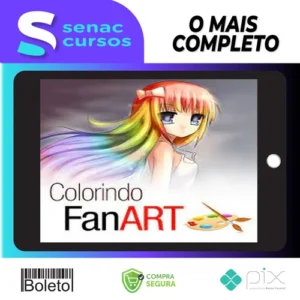 Curso de Pintura: Colorindo Fanart - Mayara Rodrigues