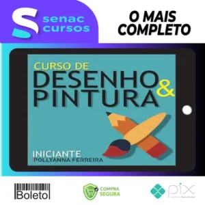 Curso Iniciante de Desenho e Pintura - Pollyanna Ferreira