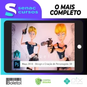 Maya Design e Criação de Personagem 3D - Ismael Lito