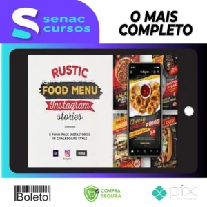 Menu Rústico de Comida: Instagram Stories - Envato Elements