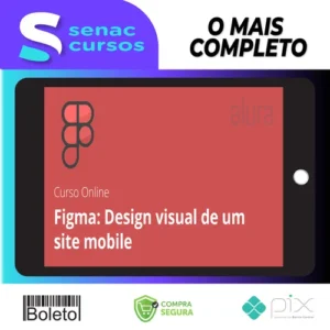 Alura: Figma, Design Visual de um Site Mobile - André Lisboa