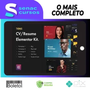 CVPortfolio Elementor Template Kit - Thomas