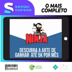 Mini Site Ninja 2.0 - Venha Ser Um Ninja