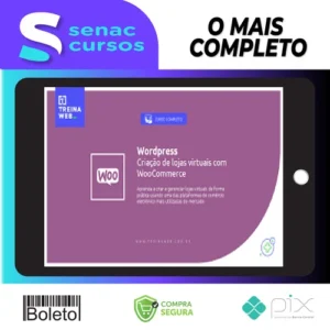 Wordpress Criação de Lojas Virtuais com Woocommerce 2021 - Treinaweb