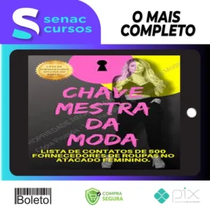 Lista de Fornecedores: Chave Mestra da Moda - Autor Desconhecido