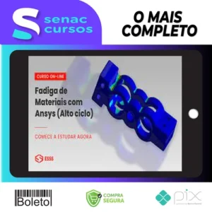Curso de Fadiga de Materiais com Ansys (Alto Ciclo) - Iesss