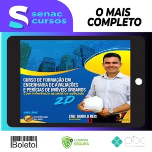 Curso de Formação em Engenharia de Avaliações e Perícias de Imóveis Urbanos com inferência estatística aplicada - Murilo Reis