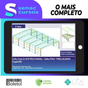 Cype3D: Galpão Treliçado - Ítallo Bernardo