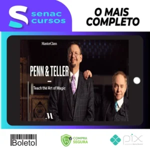 MasterClass: Teach the Art of Magic - Penn & Teller [INGLÊS]