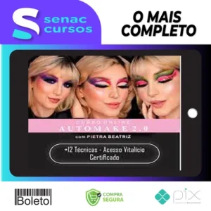 Automaquiagem 2.0 + Maquiagem Artística - Pietra Beatriz Pereira