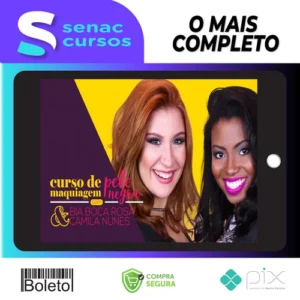 Curso de Maquiagem Para Pele Negra - Bianca Andrade E Camila Nunes