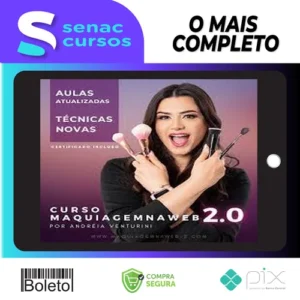 Curso Maquiagem Na Web - Andreia Venturini