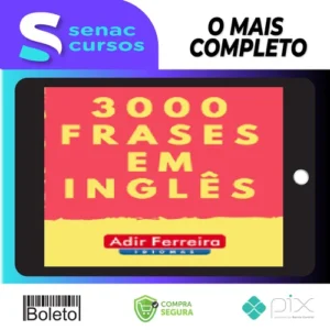3000 (Frases + Áudio) em Inglês - Adir Ferreira