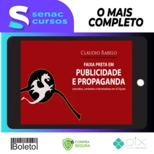 Livro Faixa Preta em Publicidade e Propaganda - Cláudio Rabelo