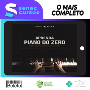 Aprenda Piano Do Zero: Método Simples - Jonathan Alex