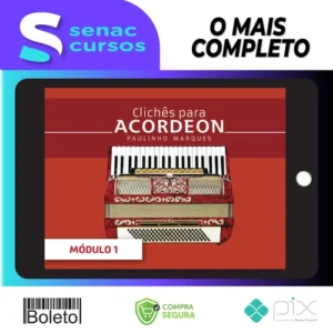 Curso de Acordeon Intermediário: Vol. 2 - Paulinho Marques