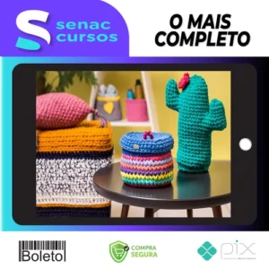 Eduk: Crochê Moderno Fio de Malha para Decoração - Nat Petry