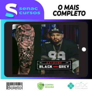 Workshop de Realismo Black and Grey com Ênfase em Texturas e Pelos - Chico Morbene