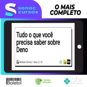 Tudo Que Você Precisa Saber Sobre Deno JS , Site, Api + 3 Proj - Gregory Pacheco e Susy Pereira