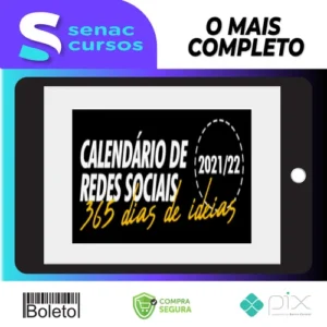 Calendário - 365 Dias De Conteúdo - Postar Pra Vender