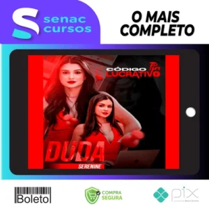 Código Pin Lucrativo - Duda Serenine