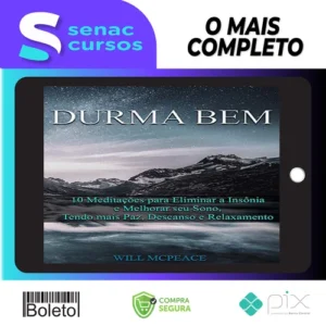 Durma Bem 10 Meditações Guiadas - Will McPeace