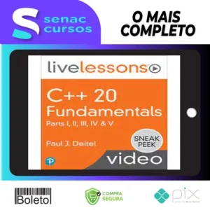 Oreilly: C++20 Fundamentals Part 1 - Paul J. Deitel [Inglês]